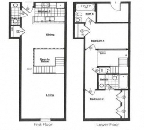 Commons 2BR 1173 Sqft.